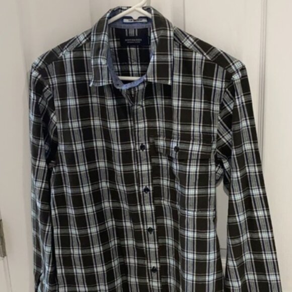 Scotch & Soda • Plaid Button Down Shirt Size Small - Picture 1 of 5